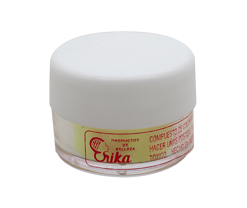 Frasco de polvo chico de color 6grs para formar uñas postizas